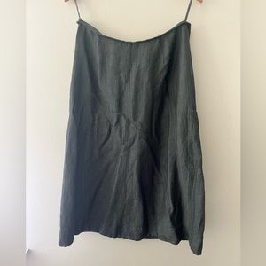 Eileen fisher linen blend aLine skirt